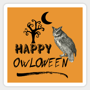 Halloween Owl Magnet